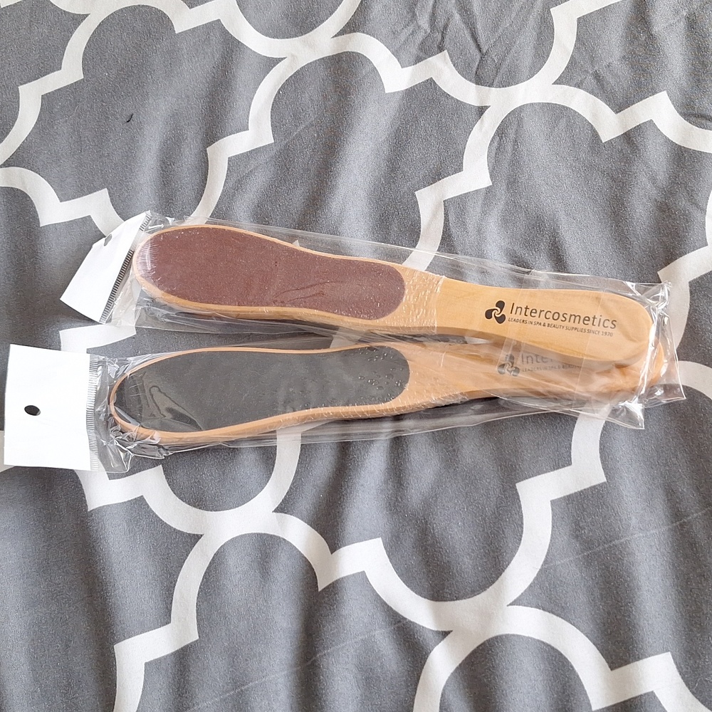 Double sided foot files